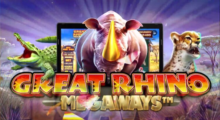 Trik Mengeluarkan Perkalian x20.000 Slot Pragmatic Mudah Menang Great Rhino Megaways, Gaskeeeuuunnn Cuyyy!